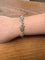Bracelet Bracelet à motifs de feuilles en argent massif 58 Facettes