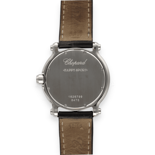 Montre Montre Chopard Happy Sport - Acier - 36 mm - 7 diamants - 2015 - Full Set 58 Facettes FB10096