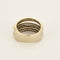 Bague 56 Bague en or jaune, blanc et diamant 58 Facettes DIN0163