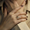 Bague Bague Messika Butterfly Or rose 18k avec diamants brillants. Taille 55 58 Facettes