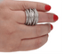 Bague 54 Bague or blanc diamant 58 Facettes 3623