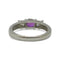 Bague 50 Bague or saphir rose 1 ct et diamants 0,60ct 58 Facettes 00045001