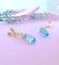 Boucles d'oreilles Boucles d'oreilles Pendantes Topazes bleues 58 Facettes AA 1640