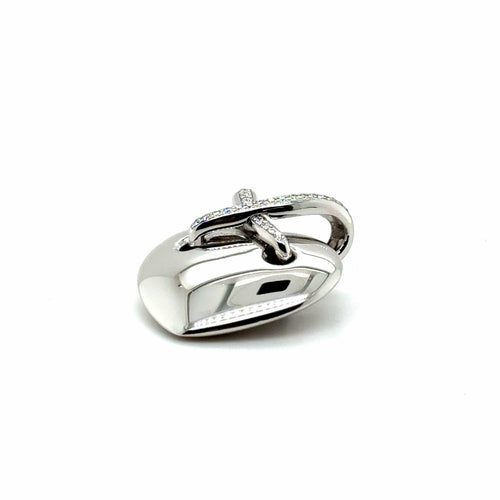 Chaumet - Pendentif Coeur lien Or blanc et Diamants 58 Facettes 1.0000461/4