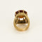 Bague 50 Bague cocktail en Or jaune et saphir de synthèse. 58 Facettes PER0443