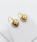 Boucles d'oreilles Dormeuses victorienne or rose, étoile et fleurs (circa 1880) 58 Facettes A05268