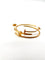 Boucles d'oreilles Cartier - Boucles d'oreilles créoles Juste Un Clou en or rose 18k et diamants 58 Facettes