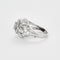 Bague 57 Bague dôme or blanc et diamants 58 Facettes LJ19