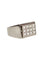 Bague 47 Bague Chevalière or gris diamants 58 Facettes