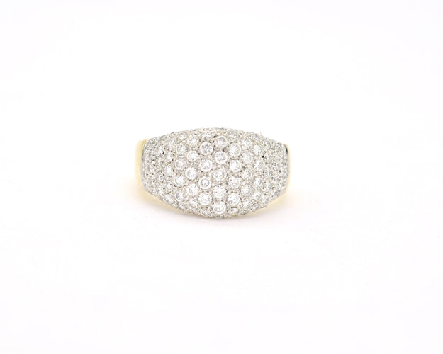 Bague Damiani - Anello in oro giallo e bianco con diamanti 58 Facettes