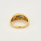 Bague 52,5 Bagur or jaune, saphir, rubis et émeraudes 58 Facettes CHA0576