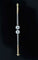 Broche Spilla a Barretta con Diamanti 58 Facettes