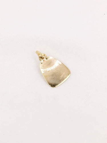 Pendentif AUGIS - Médaille amour trapèze or jaune rubis 58 Facettes J502