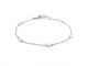 Bracelet bracelet TIFFANY & CO  by the yard en platine 5 diamants 1 ct 58 Facettes 265942