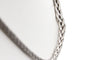Collier Collier or blanc maille épis 58 Facettes 250079