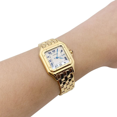 Montre Montre Cartier ,"Panthère", or jaune. 58 Facettes 33823