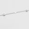 Collier Collier or blanc chaine alternée de diamants 58 Facettes 3674