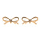 Boucles d'oreilles Ginette NY Boucles d'oreilles Puces Mini Bow Earrings Or rose 58 Facettes 2677099CN