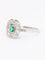 Bague 54 Bague Art Deco émeraude diamants taille ancienne 58 Facettes 1108.9