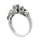 Bague 53 Bague avec saphirs et diamants 58 Facettes 30533