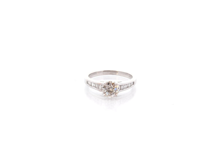 Bague Solitaire diamant 0,95ct H/VS2 58 Facettes 26480-26744