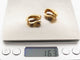 Boucles d'oreilles boucles d'oreilles BULGARI parentesi or jaune 18k 16.3 gr  s 58 Facettes 267994