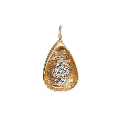Pendentif Pendentif vintage en or jaune avec signe esperluette 58 Facettes G11854