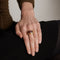 Bague 56 Bague Tank Or Jaune, Rubis 58 Facettes LOT 686