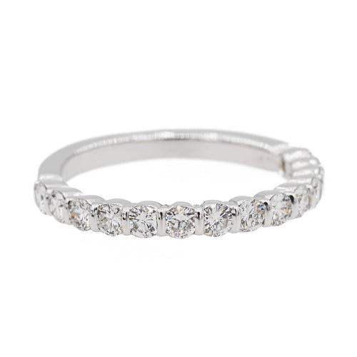 Bague 51 Bague Alliance Or blanc Diamant 58 Facettes 3105166CN