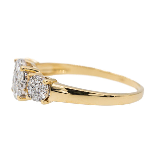 Bague 53.5 Bague Or jaune Diamant 58 Facettes 3054197CN