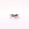 Bague Bague trilogie de diamants  sertis sur or blanc 58 Facettes