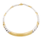 Collier Collier Chaumet, "Gourmette", or jaune, argent. 58 Facettes 34195