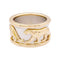 Bague 54 Bague bandeau Cartier, "Pharaon Panthère", deux ors. 58 Facettes 34049
