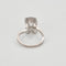 Bague 55,5 Bague cocktail or gris, quartz rose 58 Facettes COG0610