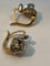 Boucles d'oreilles Boucles d’oreilles en or 18ct dites dormeuses en diamants vers 1900 58 Facettes