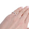 Bague 47 Bague Chaumet , "Alliance Liens Evidence", platine, diamants. 58 Facettes 32193