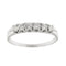 Bague 59 Bague en or blanc avec diamants 58 Facettes 33630