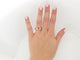 Bague 55 bague CARTIER love t55 en or 18k pierres saphir grenat amethyste 58 Facettes 271117