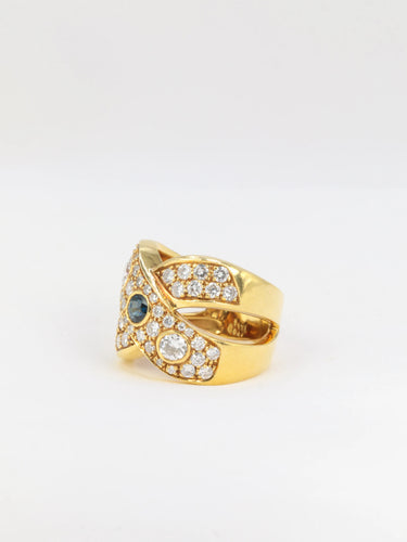 Bague 52 Bague Diamants et Saphirs 58 Facettes 413