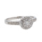 Bague 54 Bague Or blanc Diamant 58 Facettes 3367213CN