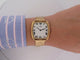 Montre vintage montre baume & mercier carree extra plate or jaune mecanique 58 Facettes 260383
