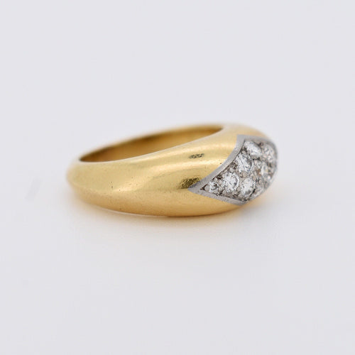 Bague 49 OJ Perrin - Bague Jonc or Platine Diamants 58 Facettes 33