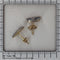 Boucles d'oreilles Boucles d'oreilles Art Déco avec diamants et saphirs 58 Facettes 24206-0203