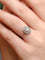 Bague 52 Bague vintage ovale or diamants 0,2 ct 58 Facettes J166