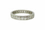 Bague 53 Alliance Platine Diamants 58 Facettes 00036001