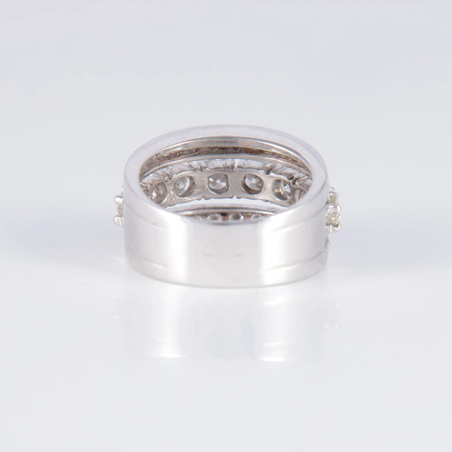 Bague 52 Bague Jonc Lignes Diamants 58 Facettes