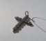 Pendentif Pendentif croix Jeannette arlésienne argent strass XIXe 58 Facettes