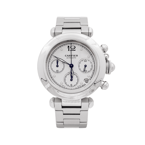 Montre Montre Cartier "Pasha" acier. 58 Facettes 34223
