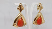 Boucles d'oreilles Boucles d'oreilles  en or jaune et corail 58 Facettes 29894