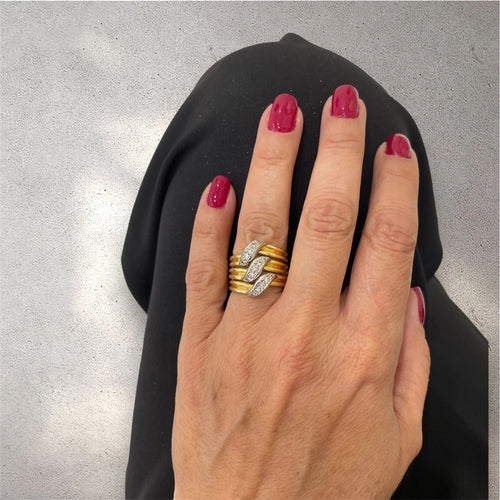 Bague Cartier Trilium Model Diamond Gold Ring 58 Facettes